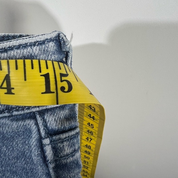 Anthropologie Pilcro and the Letterpress Twisted Leg Kick Flare Jeans Sz 30 - Picture 9 of 12